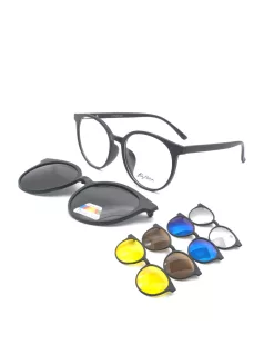 Szemüvegkeret + Clip-On PYTHON 5507A-C1 (PYT2562-C1)